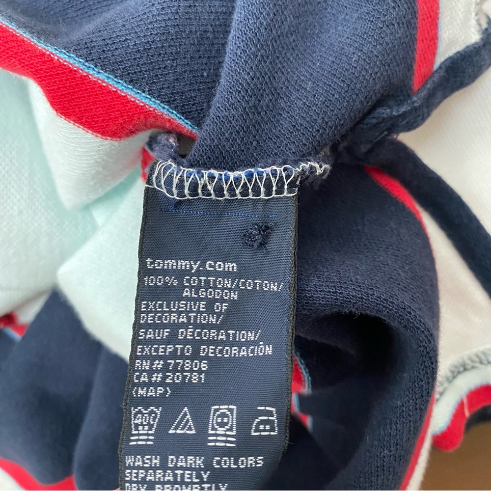Tommy Hilfiger Striped Cotton Polo - Picture 11 of 12